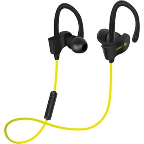 Bluetooth V4.1 Earphones Anti-sweat Support 2 Devices Connection Noice Cancelling Microphone Headset Ear Hook