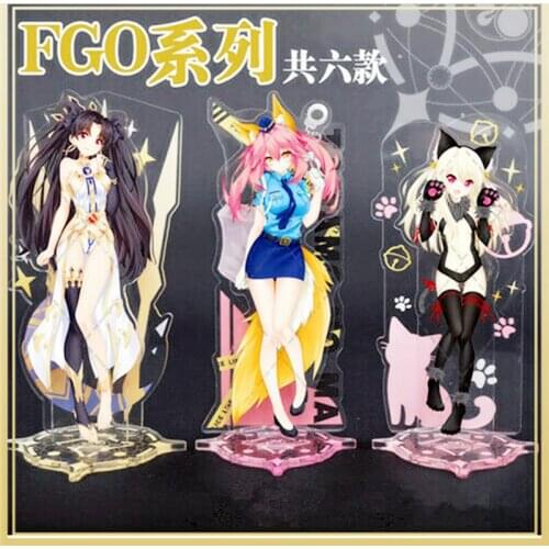 Cosmile FGO Fate Grand Order Merlin Saber Tohsaka Rin Acrylic Decal Display Stand 17cm Toy Accessory Cute Gift