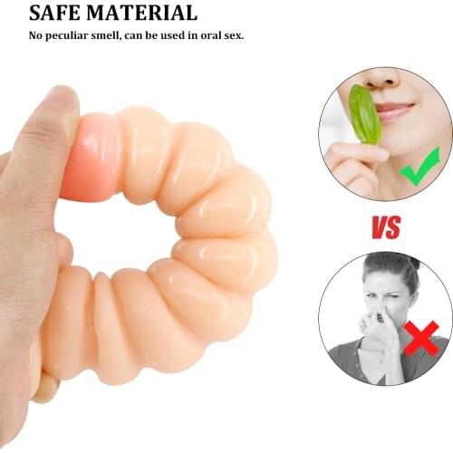 Dildo Butt Plug Big Anal Plug Prostate Massager Realistic Penis ​Silicone Sex Toys for Women Men Gay EXVOID Anal Beads Dilator