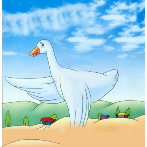 Cartoon Pigeon for Children Photography Backdrops Photo Props Studio Background 5x7ft