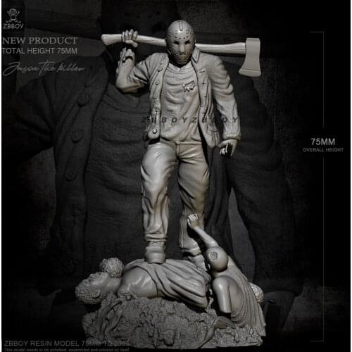 H75mm 1/24 Resin model kits figure DIY toy self-assembled TD-2553