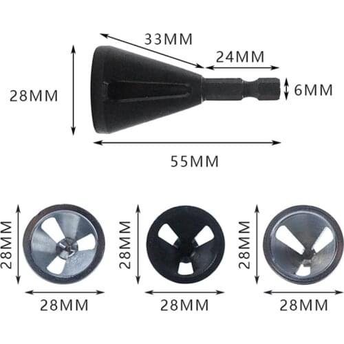 Triangle/Hexagon Deburring External Chamfer Tool Remove Burr Repairs Tools Metal