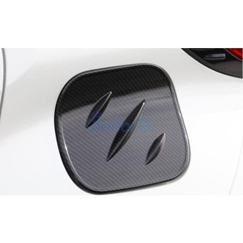 For Toyota C-HR CHR C HR 2016 2017 2018 Carbon Fiber Color Fuel Tank Cap Gas Box Cover Paenl Car Styling Accessories