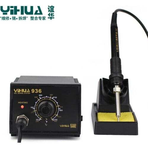 Motherboard Lead Free Temperature Controlled Soldering Station EU plug for soldering YIHUA 936
