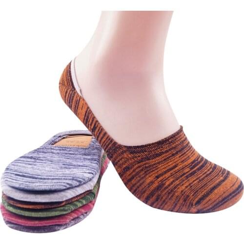 5 Pairs Men Boat Socks Fashion Spring Summer Vintage Shallow Mouth Cotton Sock Slippers Quality Breathable Invisible Socks Meias