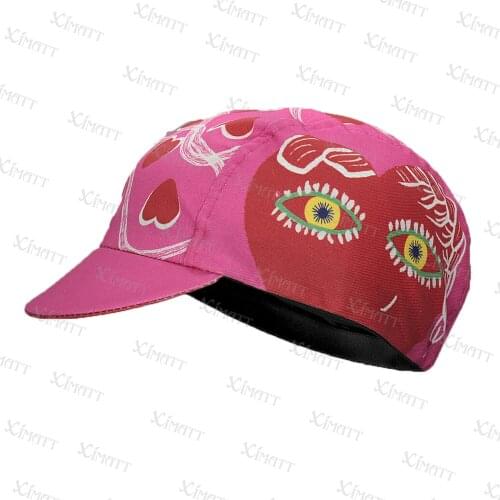 New Summer Love Pink Woman Cycling Cap XIMATT Polyester Quick Drying Sun Protection Road Bicycle Sports Hat Classic 2021