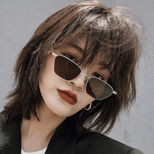 HKNA 2021 Cateye Retro Sunglasses Women/Men Luxury Cateye Glasses Women Brand Designer Eyeglasses Women Lentes De Sol Mujer