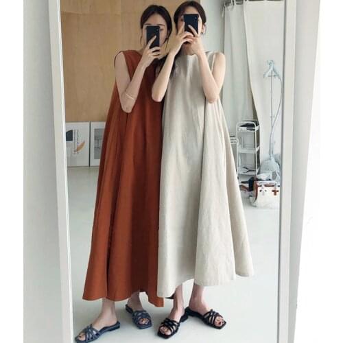 ODFVEBX Linen Summer Dresses