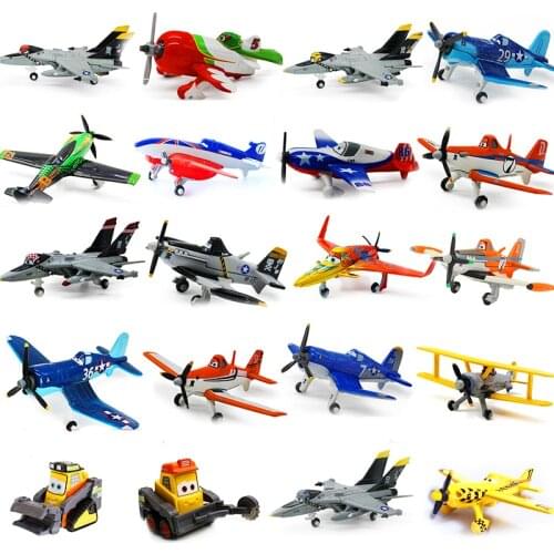 Original Disney Pixar Planes Dusty Crophopper El Chupacabra Skipper Ripslinger Metal Diecast Model Plane Toy for Children