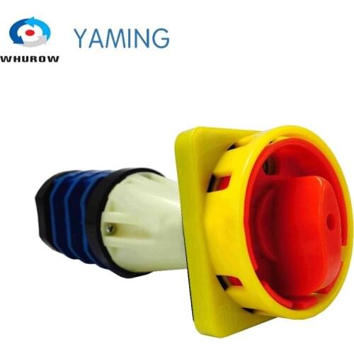 YMZ12A-32/02 power cut off switch 2 position (0-1) 3 phases 380V emergency stop padlock motor rotary cam changeover switch