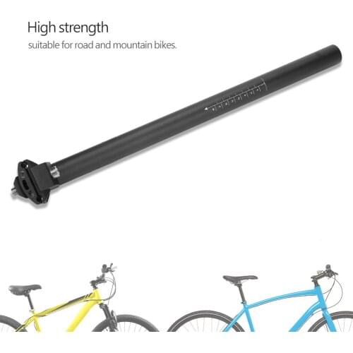 New Bike Aluminum Alloy Bicycle Seatpost MTB Road Mountain Bike Carbon Seat Post Seat Tube 27.2/30.8/31.6*450mm Bicycle Parts