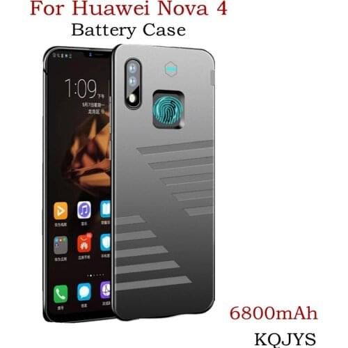 KQJYS 6800mAh Portable Power Bank Battery Charger Cases for Huawei Nova 4 Battery Case Battery Charging Cover for Huawei Nova 4