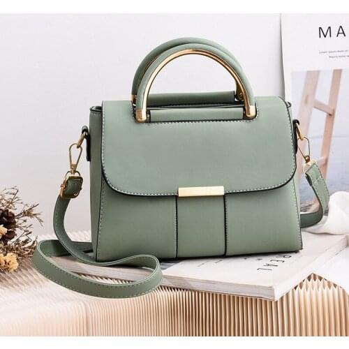 Simple Handbag For Women PU Leather Shoulder Bag Fashion Small Handle Bag Designer Crossbody Bag Daily Lady Shopping Hand Pouch