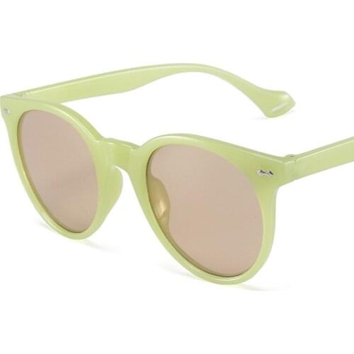 Женские солнцезащитные  круглые очки SHIMANG China At AliExpress