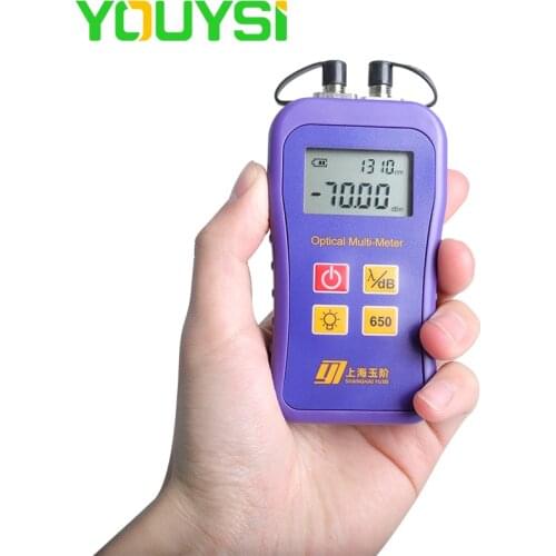 YOUYSI YJ-560AP Dual Power Supply Mini Optical Power Meter Visual Fault Locator optical fiber tester 1mw/10mw/30mw/50mw