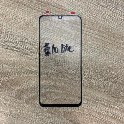 10PCS For Huawei Honor 10 Lite / 10i Phone Repair Replace Parts Outer Screen Front Touch Panel LCD Display Out Glass Cover Lens