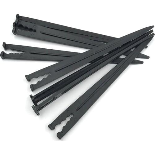 10Pcs 14cm Plastic Fixed Stems Support Holder for 4/7 & 3/5 Drip Irrigation Water Hose for 4/7mm 3/5mm Drip Tubing