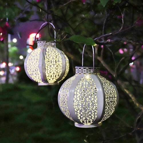 2PCS 4PCS LED Solar Light Outdoors Lantern Solar Lamp Retro Hanging Lights Garden Decoration Yard Lawn Lighting