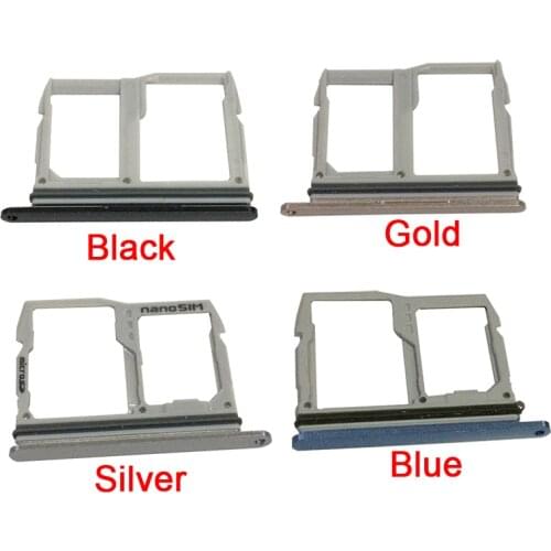4Colors Sim Card Tray Micro SD Memory Card Slot for LG G6 US997 VS988 Nano Sim Card Holder Waterproof Container Replacement Part