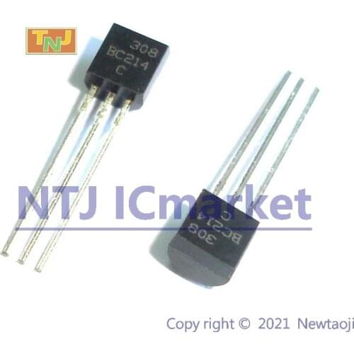 50 PCS BC214C TO-92 BC214 PNP General Purpose Amplifier