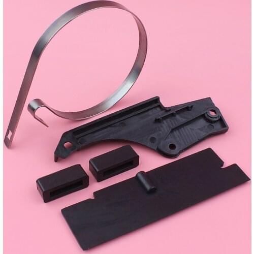 Chain Brake Band For Chinese Chainsaw 5200 52cc Spring Cover Oil Baffle Plate Guide Bumper Strip Kit Spare Tool Part