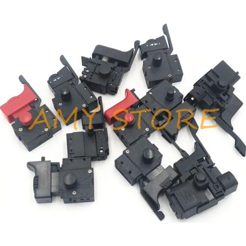 AC 250V/4A 6A Lock ON Adjustable Speed Control CW/CCW Switch For Electric Hand Drill Power Tool Trigger Switches