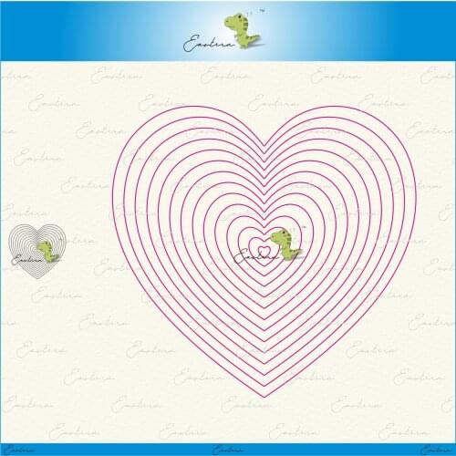 Large love frame metal cutting dies 2021 new die diy mould Scrapbooking Paper Making Embossing tools die cuts crafts dies