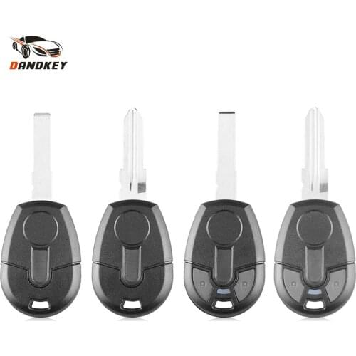 Dandkey 10pcs Replacement Transponder Remote Car Key Shell For Fiat Positron EX300 Key Shell Blank Case Cover SIP22 GT15R blade