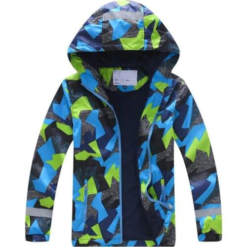 2020 New Spring Children Jacket For Boy Hoodies Kids Warm Teenage Coat Kids Fleece Windbreakers Water Proof Korean Clothes