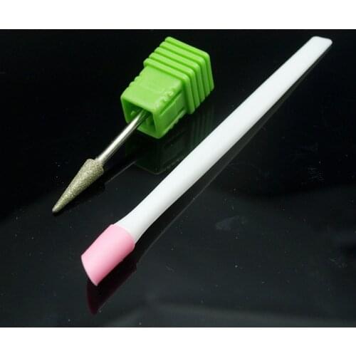 EasyNail 1 PCS 3/32" Diamond Burrs Drill Bit Nails Stainless Steel Cutter For Manicure Professional Remove Nail Gel Tools