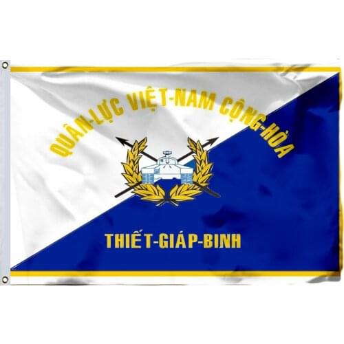 South Vietnam Armored Forces Flag 90x150cm 3x5ft Banner 100D Polyester