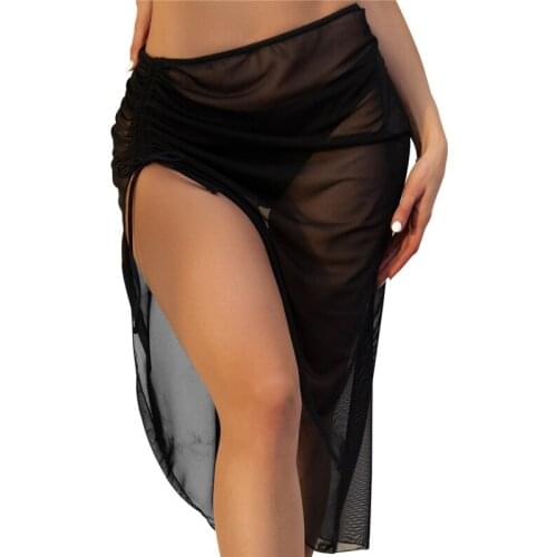 Hot money Summer 2021 new style beach skirt in Europe and America half body seaside holiday dress hi fish sun protection skirt