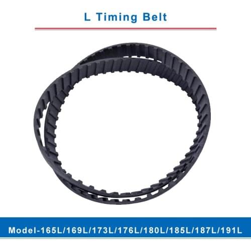 L timing belt trapezoid teeth model-165L/169L/173L/176L/180L/185L/187L/191L transmission belt width 20/25mm for L timing pulley
