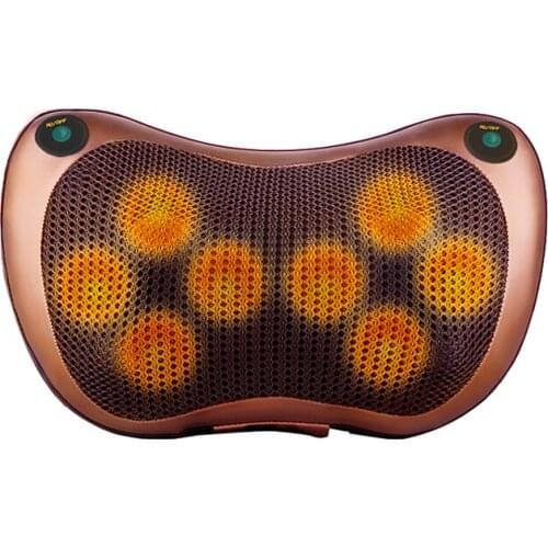 Shiatsu Neck Massager Pillow Vibrator Electric Shoulder Back Heating Kneading Infrared therapy for shiatsu Neck Massage