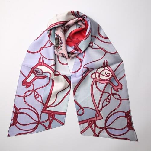 New Fashion HORSE Surprise Lady High Grade Silk Scarf Headband Ring Scarves Multi Function Drop Shipping CJ20