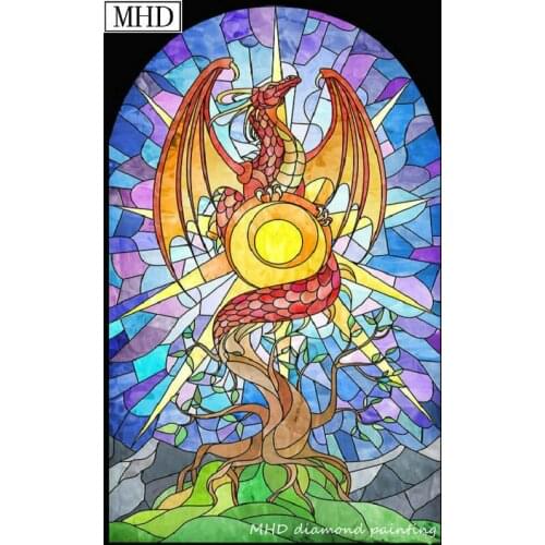 New Arrival 5d diy Diamond Painting Dragon Full Round & Square Diamond Cross Stitch 3D Diamond Embroidery Sewing Artwork