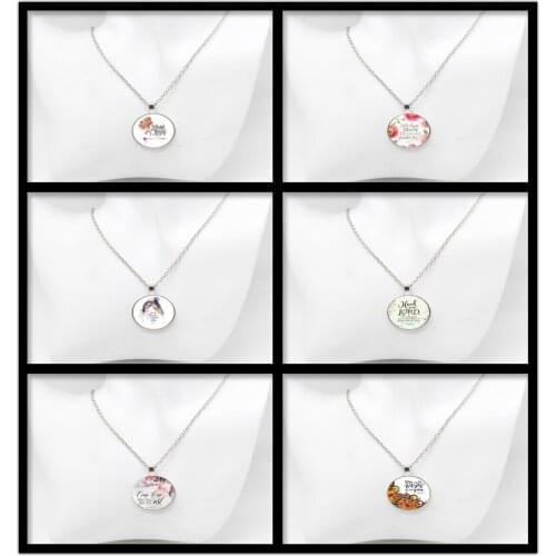 New Psalm 4:7 You Have Filled My Heart With Greater Joy Bible Verses Nursery Verse Necklace Fashion Jewelry Religion Pendant