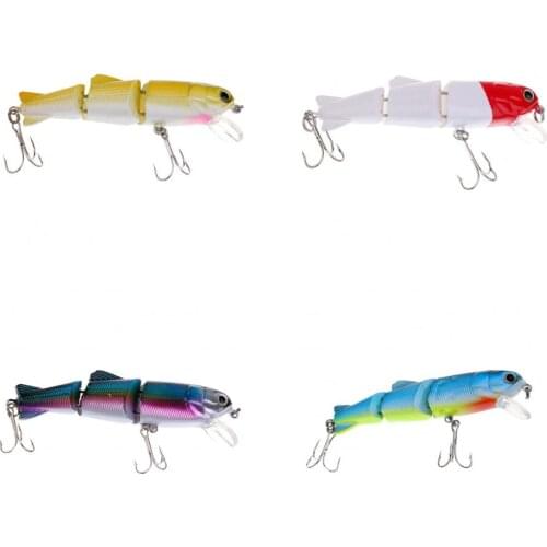 Plastic Multi Jointed Fishing Lure Segmented Hard Baits Swimbaits Suitable for Aifferent Kinds of Fishes