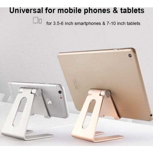 YuBeter Tablet Stand Bracket For ipad 9.7 10.2 10.5 inch Aluminium Metal Cell Phone holder Cradle For Samsung Xiaomi Huawei