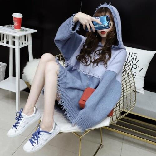 Pullover Sweater Women Loose Korean Version of The Spring 2020 New Lazy Style Jacket Very Fairy Sweater Coat Autumn and Winter