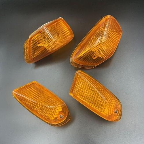 For KAWASAKI ZZR 400 ZZR400 1990 1991 1992 Motorcycle Accessories Front&Rear Turn Signal Indicator Light Lamp Lens