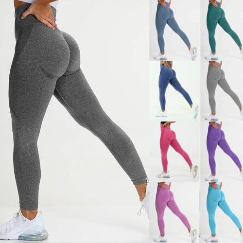 Women High Waist Yoga Pants Running Sport Gym Homewear Females Clothing Seamless Butt Lifting Workout Leggings Jeggings Pants