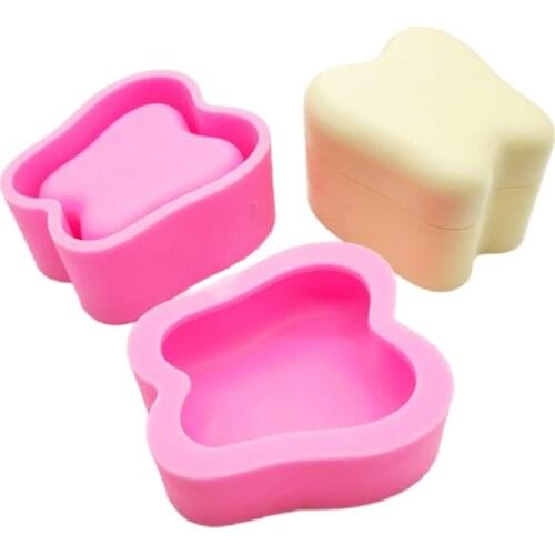 1 Set Crystal Epoxy Resin Mold Tooth Shape Storage Box Casting Silicone Mould