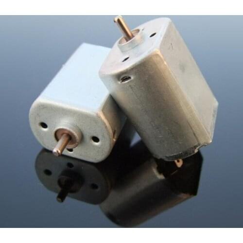 1pc Iron Shell 130 Motor for DIY Toys Single Out Shaft 25*20*15mm Mini Motor 5-12v Carbon Brush High Speed DC Motors