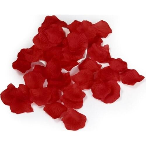 1000pcs Fashion Artificial Petals Flowers for Romantic Silk Rose Petals Confetti Wedding Decor Wish a Gauze Element Bag 7ZSH784
