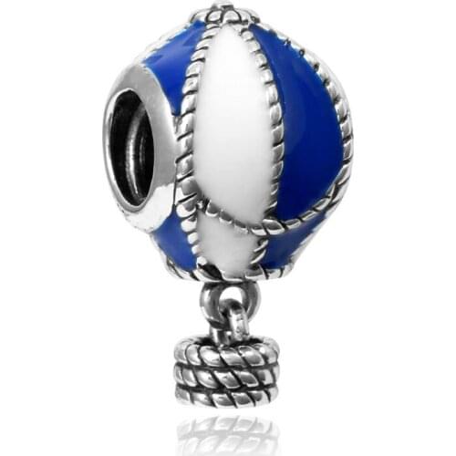 2021 Exquisite DIY European Beads Fire Balloon Big Hole Charm Beads Fits Original Bracelets & Bangles DIY Jewelry Present Gift