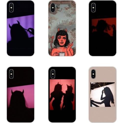 Accessories Phone Cases Covers Sexy Devil Woman For Huawei G7 G8 P8 P9 P10 P20 P30 Lite Mini Pro P Smart Plus 2017 2018 2019