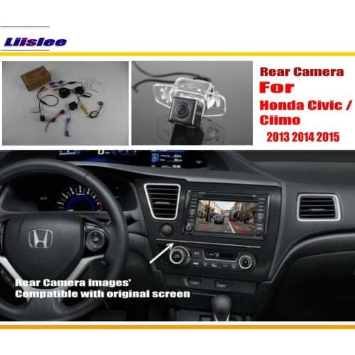For Honda Civic / Ciimo 9th Generation 2011~2015 Original Screen Compatible / Car Rear Camera / Back Reverse Camera Sets