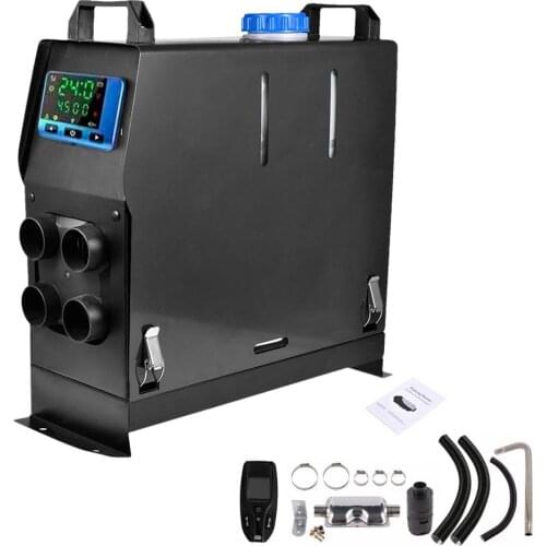 Car Heater 12V 8KW All In One Diesel Fuel Air Parking Heater With Silencer Remote Control LCD Monitor For Truck Boat Trailer Bus