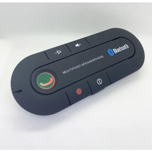 Multipoint Speakerphone 4.1+EDR Wireless Bluetooth Handsfree Car Kit MP3 Music Player for IPhone Android Dropship Hot